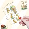 Konsait 26 Sheets Animal Temporary Tattoos for Kids, Watercolor Birds Fish Jungle Safari Wild Animal Tattoos for Girls Boys, Kids Birthday Party Supplies & Kids Goodie Bags Stuffers
