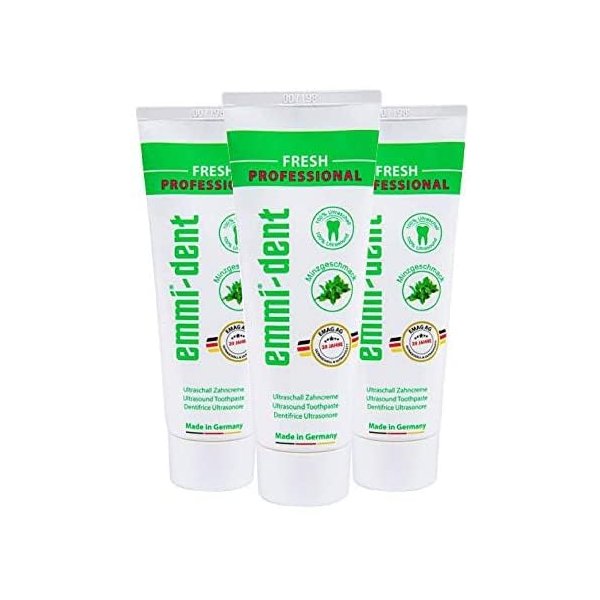 Emmi-dent Ultrasonic Toothpaste with Nano-Bubbles (Fresh, 3 Pack)