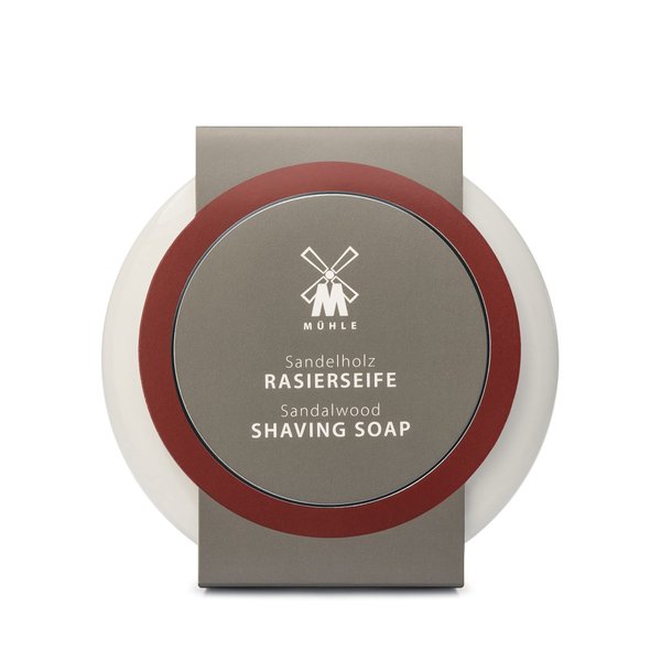 MÜHLE SHAVE CARE Porcelain Dish incl. Sandalwood Shaving Soap 65g