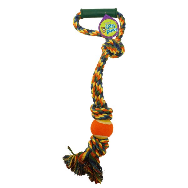 Sergeant's Crazy Paws Tug Toy with Rope and Handle for Dogs