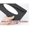Cartisen Car Tissue Holder, Sun Visor Tissue Holder, Car Visor Napkin Holder, PU Leather Backseat Tissue Case for Car/Truck (Black)