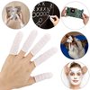 BTYMS 400 Count Latex Finger Cots Small Fingertip Gloves Disposable Finger Rubber Tips Protector Anti-Static