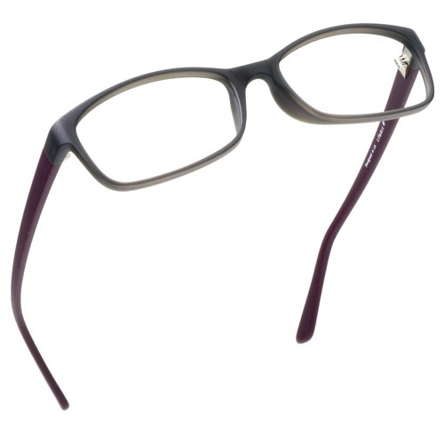 LifeArt Blue Light Blocking Glasses, Anti Eyestrain, Computer Reading Glasses, Gaming Glasses, TV Glasses for Women Men, Anti Glare (Matte Gray, No Magnification)