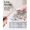 LEYOUFU Dog Paw Trimmer for Grooming, Cordless Electric Small Pet Grooming Clippers Hair Trimmer for Dogs Cats, Low Noise for Trimming Pet's Hair Around Paws, Eyes, Ears, Face, Rump (White)