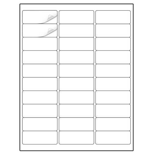 Methdic Address Labels 1" x 2-5/8" 3000 Labels Sticker Paper for Laser/Ink Jet Printer Mailing Labels 8.5"×11" White 30 per Sheet