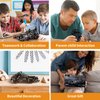 LILCRUIBAO Erector Sets for Boys Age 8 9 10 11 12-16 and Older, 332 Pcs Batman Model Car Building Set for Kids Ages 8-12 Year and Up Metal STEM Educational Toy for Kids Boys Girls or Adults