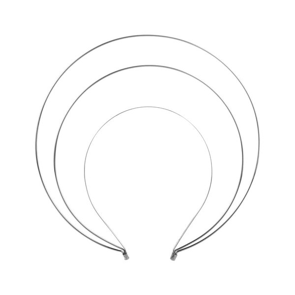 Silver Halo Crown Headband Goddess Headpiece Multi-layer Hair Crown DIY Metal Base Hair Hoops Hair Accessories for Women Girls, Women's Fashion Headbands Hair Accessories Hair Care