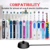 MEROM Replacement Braun Oral-B Electric Toothbrushes Charger Model 3757 for Oral B Genuine Pro SmartSeries and Most Toothbrushes, Waterproof Inductive Charging Base Power Adapter Cable