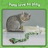FauKait cat Toys Snake,Smart Sensing Snake cat Toy,Kitten Toys Interactive cat Toy,USB Rechargeable Electric Simulation Slithering Serpent-for Kids, Cats & Dogs,Game Play Toy