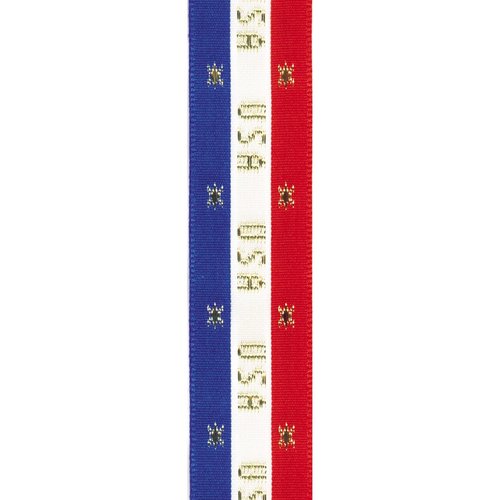 Offray America USA Stripe Craft Ribbon, 7/8-Inch Wide by 10-Yard Spool, Red/White/Blue