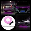Sodcay Pack-1 Car Hood LED Strip Lights, 59In Long 12V Led Vibe Light, Waterproof Safe Light Guide Strip with Tape, Universal for Car Truck SUV Interior & Exterior Vibe Light (Pink)