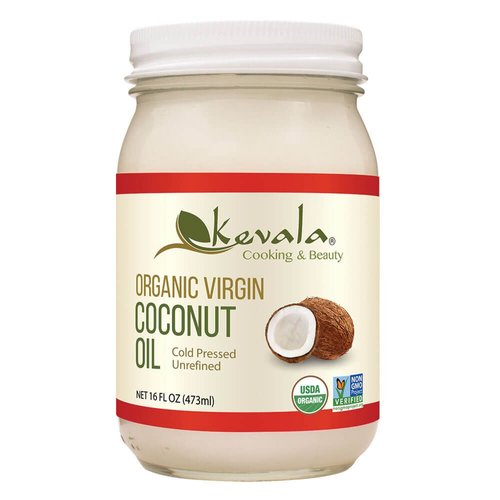 Kevala Organic Raw Coconut Oil, 16 Ounce