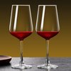 PARACITY Wine Glasses Set of 2, Hand Blown Wine Glasses, Clear Glass, Long Stem Glass for Red and White Wine, Christmas Gifts, 12oz Red Wine Glasses for Women, Men, Wedding and Birthday