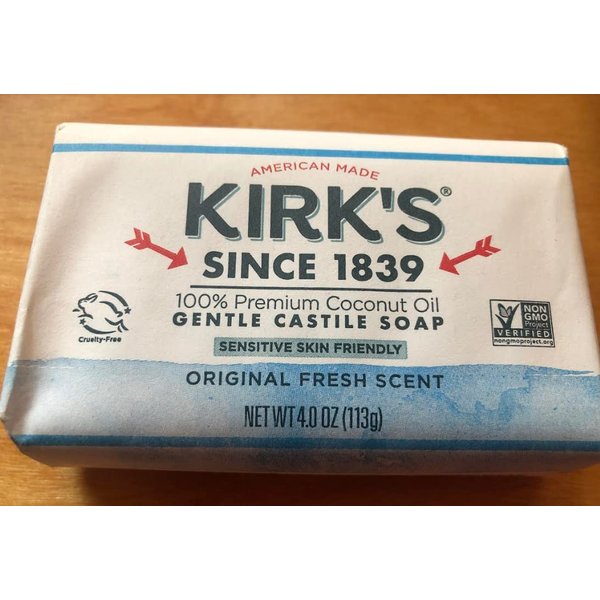 Kirk's Original Coco Castile Bar Soap 4 oz/pack of 3 by GrandpaBrands [Beauty]