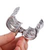 Leadigol 2 Pcs Metal Hair Claw for Women, Ponytail Holder Shark Clip Hair Crab Clip Women Headwear Ponytail Buckle Hair Clip Hair Accessories for Women