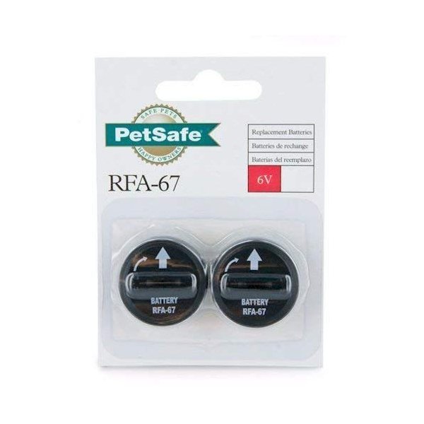 PetSafe Replacement Batteries 6 Volt (RFA-67D-11) Package of 2 Batteries