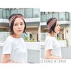CHARM Boho Twist Turban Headband - Stretchy Cotton Hair Wrap Hairband for Women Red