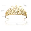 winvin Alloy Branch Crown Queen Crown For Cosplay Birthday Wedding Halloween Costume Party Decorations (Dark Gold)