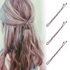 Brown Bobby Pins, METLUCK 240Pcs Brown Hair Pins Waves Bobby Pins Hair Accessories for Women Girls (2.2inch/5.5cm)