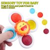 LZZAPJ Sensory Toys for Toddlers 1-3, Suction Cup Spinning Top Toy, Baby Gifts Idea for Boy Girl Toddler