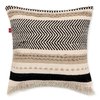 REDEARTH Handmade Boho Throw Pillow Covers - Bohemian Chic Farmhouse Style - Accent Woven Indoor and Outdoor Pillow Cushion Cases for Couch - Bed - Chair - Sofa - Bench – Set of 2 - 18"x18" - Natural
