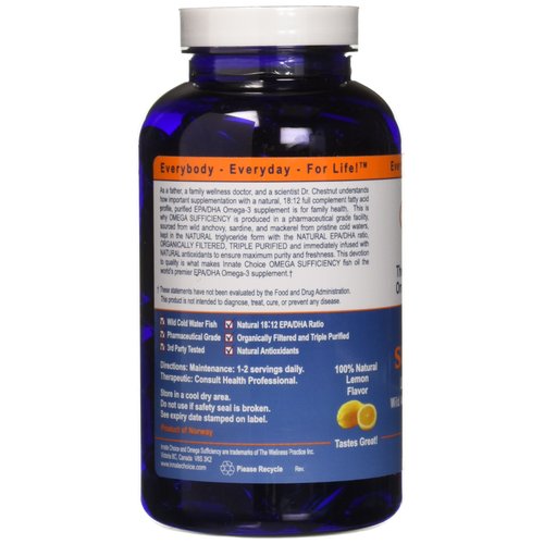 Omega Sufficiency Lemon 240 Capsules