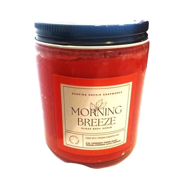 Zero Waste All Natural Aromatherapy Morning Breeze Sugar Scrub