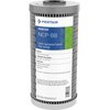 Pentair Pentek NCP-BB Big Blue Carbon Water Filter, 10-Inch, Whole House Non-Cellulose Carbon Impregnated Pleated Filter Cartridge, 10" x 4.5", 10 Micron