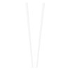 2 Hair Sticks Solid Straight Chopsticks - White