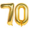 40 Inch gold Number Balloons Helium Foil Mylar Balloon Birthday Party banquet Decoration 70
