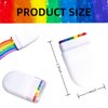 Rainbow Face Paint Set, 4 Count, Pride Face Paint for LGBT Pride Celebrations Party, Gay Pride Rainbow Flag Color Crayon for Face Body (Rainbow)