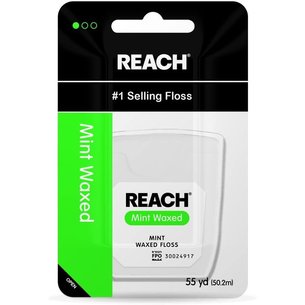 Reach Mint Waxed Dental Floss 55 Yd (Pack of 5)