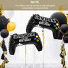 4 Packs Video Game Party Balloon Gamer Balloons 23.6 x 15.7 Inch Game on Balloons Video Game Controller Aluminum Foil Balloon for Gaming Birthday Party Decoration