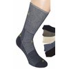 CzSalus Diabetic socks for sensitive feet sanitized with silver (Black, 46/47)
