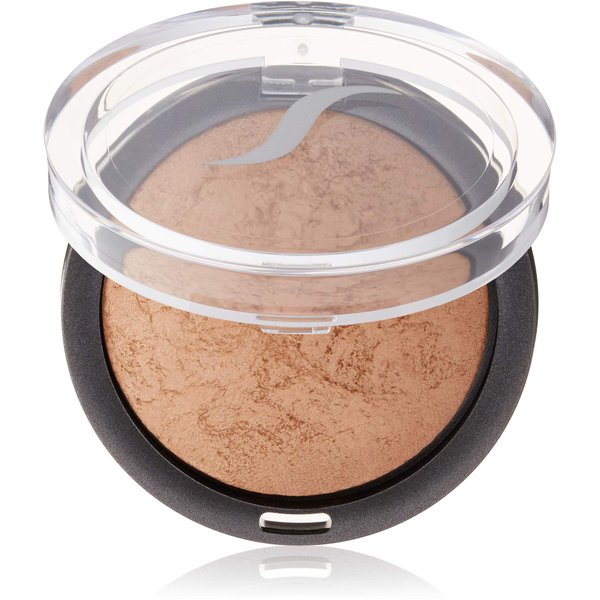 Sorme Cosmetics Baked Bronzer in Warmth (0.2oz)| With Skin-Revitalizing Vitamin E and Botanical Extracts | Versatile Wet/Dry Powder Bronzer with Shimmer Finish | For Dewy and Sun-Kissed Skin