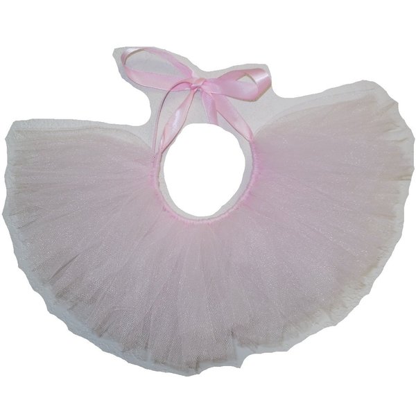 Pawpatu Handcrafted in USA Baby Pink Tulle Tutu for Medium Dogs