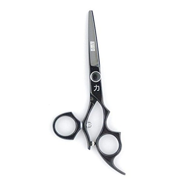 Professional Salon/Barber Shears Swivel, Black Titanium, 6 Inch, 2.3 ounce
