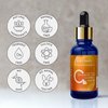 HARMONIFY Hyaluronic Acid Serum for Face with Vitamin C, Brightening Serum, Pure, Hydrating Serum to Plumb Skin, Reduce Fine Lines, Wrinkles and Dark Spots, Low Molecular Weight [0.75 oz]
