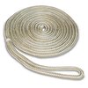 SeaSense Double Braid Nylon Dock Line, Gold/White, 25-Feet x 3/8-Inch