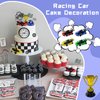 MEMOVAN Racing Car Cake Decorations 23pcs Racing Car Cake Topper Birthday Cake Decoration for Boy's Kids Racing Car Theme Birthday Supplies Party Favors