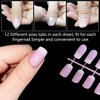 LIONVISON 30 Sheets Nail Adhesive Tabs - 720 Pcs Double-Side Nail Glue Sticker, Waterproof Breathable Jelly Gel Nail Tape Glue Stickers for False Nails Tips (30 Sheet)