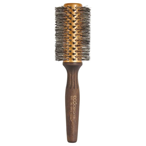 Olivia Garden EcoCeramic Soft Bristle Round Thermal Hair Brush EC-36S (2 1/2")