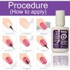 BACKSCRATCHERS Extreme Glaze - Coat Nails Resin For Acrylic Dipping Powder - Quick Dry Artificial Nail Tips Adhesive (Base Glaze)