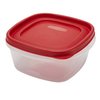 Rubbermaid Easy Find Lids Food Storage Container, 5 Cup, Racer Red