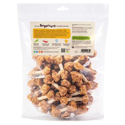 Pet 'n Shape Chik 'N Rice Dumbbells - All Natural Dog Treats, Chicken, 32 oz