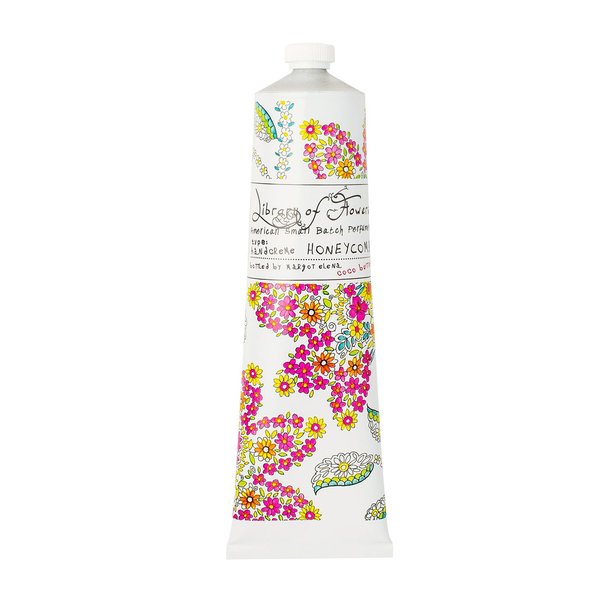 Library of Flowers Honeycomb Handcreme, 2.3 oz. – Sugared Fig, Ambrosia Honey & Royal Bee Blossom – Scented Hand Cream for Women, Moisturizing Hand Lotion for Dry Hands, Shea Butter & Cocoa Butter