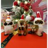 ANIAC Christmas Hamster Hats Guinea Pig Costume Mini Santa Hat for Kitten Chinchilla Rabbit Bunny Hedgehog Ferret Squirrel Rats Duck Gerbil Newborn Puppy (Stripe+Rainbow)…