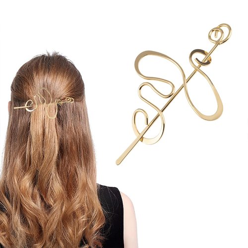 Viking Celtic Hair Clips for Women Halloween Cosplay Hair Accessories Vintage Celtic Knot Hair Stick Ponytail Holder Hair Barrette