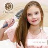 Boar Bristle Detangling Brush - Great for Thick, Dry, Curly or Straight Hair, Adults and Kids. Travel-Friendly Hair Detangler for Women.