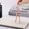 Mr. Pen- Professional Compass for Geometry, Rose Gold with Extra Leads, Metal Compass with Lock, Drawing Compass, Geometry Compass, Math Compass, Compass Drawing, Drafting Compass, Drafting Tools